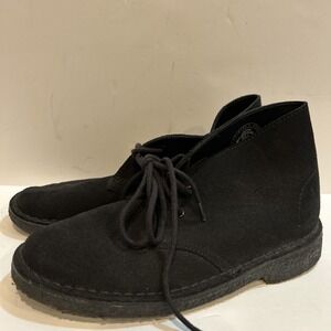 Clarks Originals Desert Boot Shoes women’s Size 6 1/2 M Suede Leather Crepe Sole